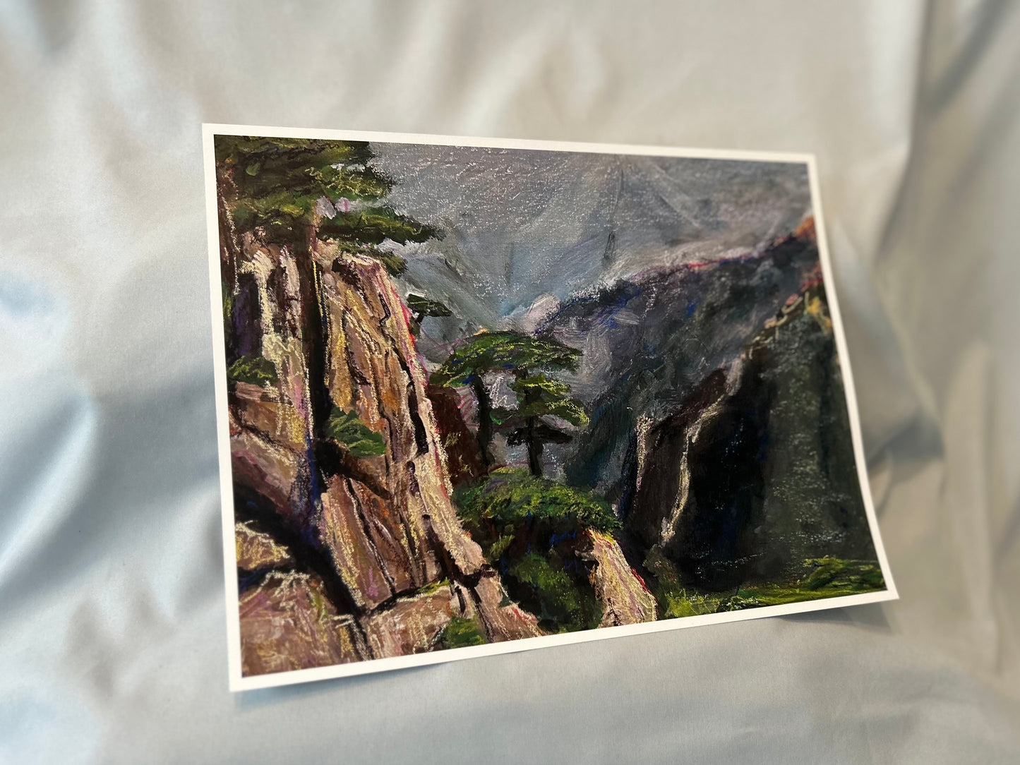 Gray Mountains - Large Print