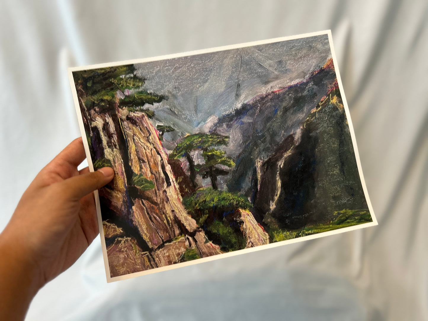 Gray Mountains - Large Print