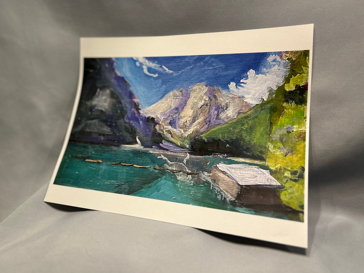 Purple Mountain - Large Print