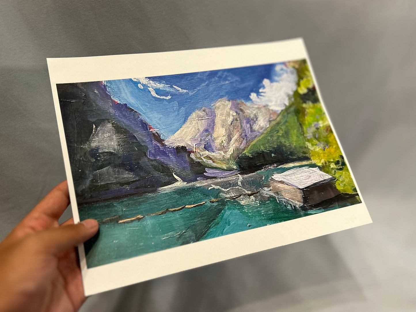 Purple Mountain - Large Print