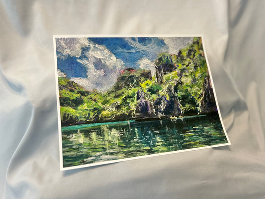 Deep Waters - Large Print