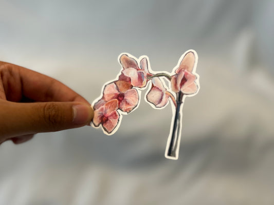 Orchid Sticker
