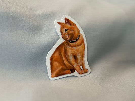 Tabby Cat Sticker