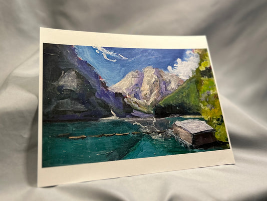 Purple Mountain - Large Print